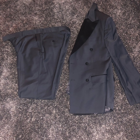 Connoisseur Paris Grey Double Breasted Suit - Picture 3 of 6